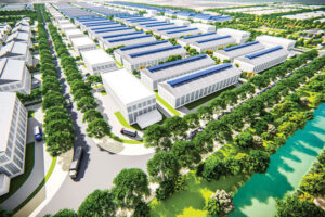Khu công nghiệp Nam Tân Tập, tỉnh Long An có tổng vốn đầu tư 2.590 tỷ đồng. Ảnh minh họa