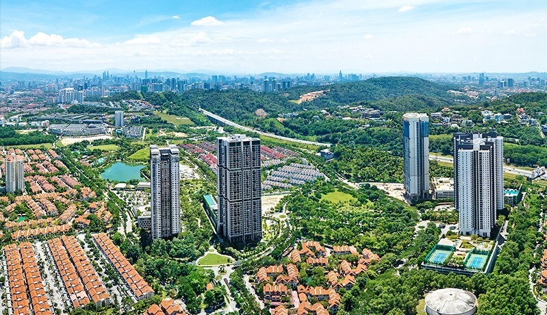 Desa ParkCity nằm ở vùng Ngoại ô Kuala Lumpur, Malaysia với quy hoạch bài bản và đầy đủ tiện ích. Ảnh: Desa ParkCity